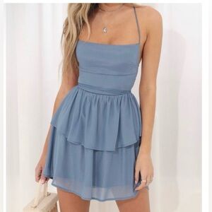 Sparkling Blue Sequin Dress